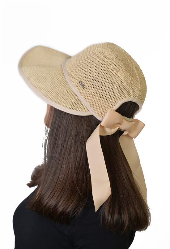 Simple straw hat with big brim 
