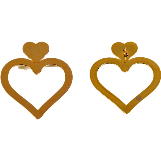 Gold plated earrings 