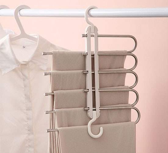 Multi Layer Trouser And Belt Hanger