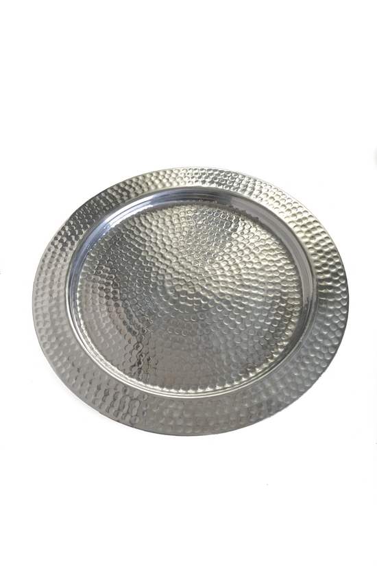 Circular engraved tray