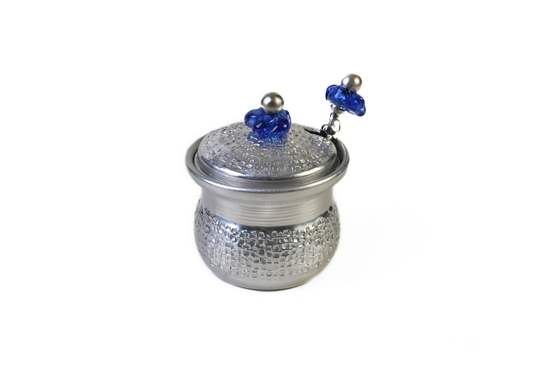 Sugar bowl with spoon