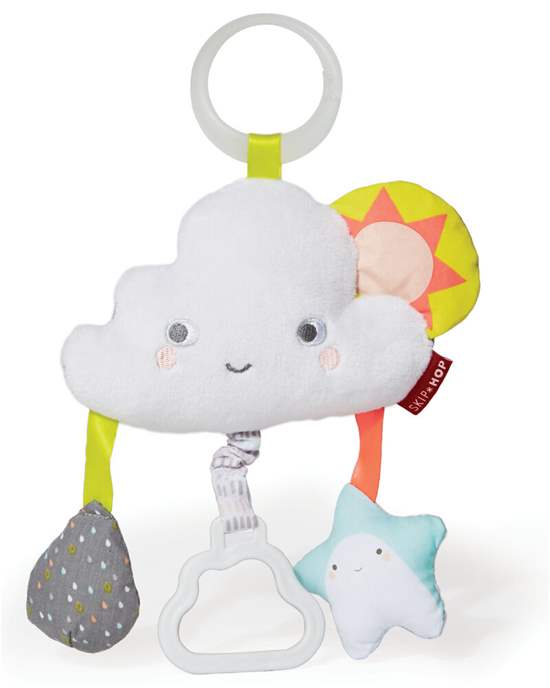 Silver Lining Cloud Jitter Stroller Toy