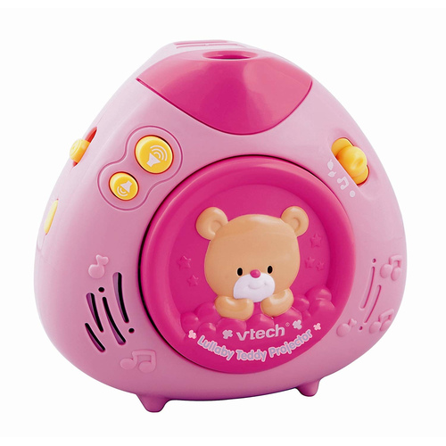 LULLABY TEDDY PROJECTOR eng PINK   S17
