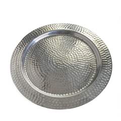 Circular engraved tray