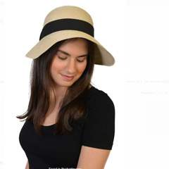 Outdoor sun shade straw hat 