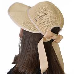 Simple straw hat with big brim 